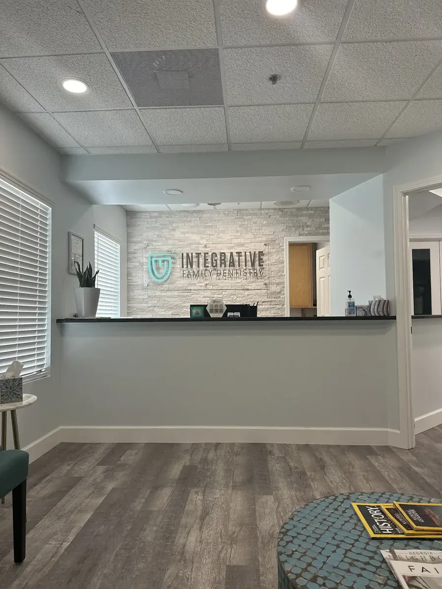 Front desk and waiting area